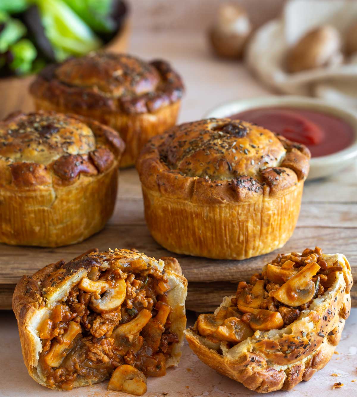 Mince and Mushroom Pies - Mushroom Info